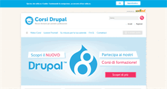 Desktop Screenshot of corsidrupal.it